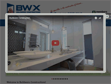 Tablet Screenshot of bwxconstructions.com.au